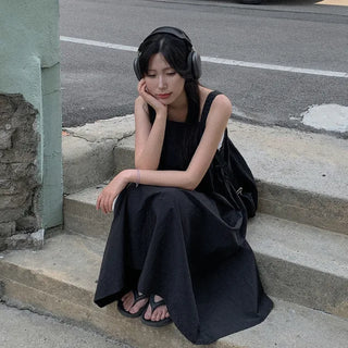 Bustier layered long dress