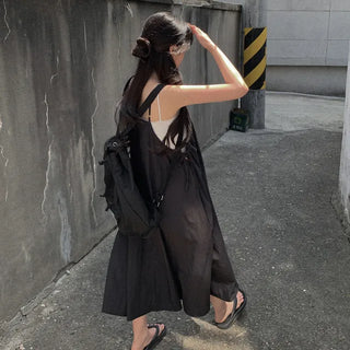 Bustier layered long dress