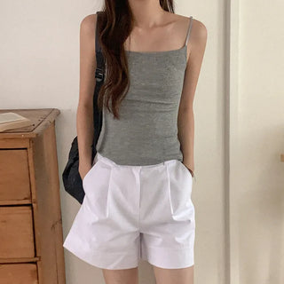 Ribbed sleeveless knit
