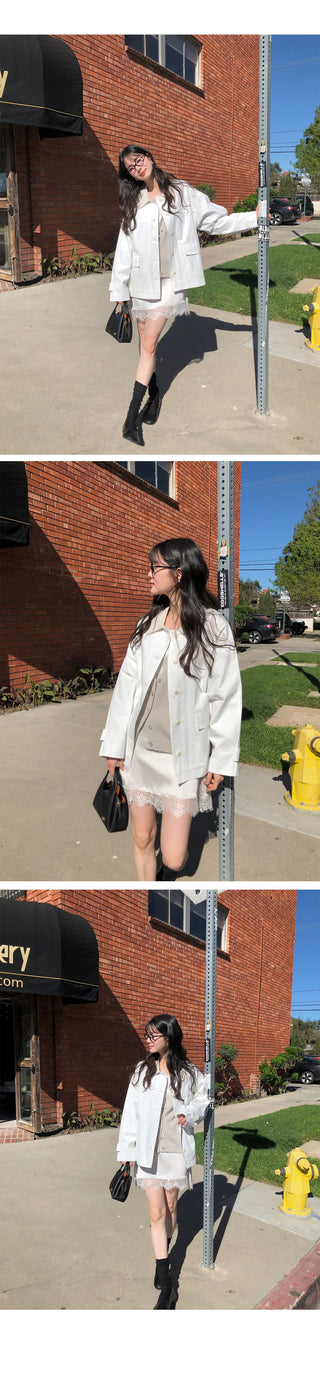 (2 colors) Silky Camisole Dress
