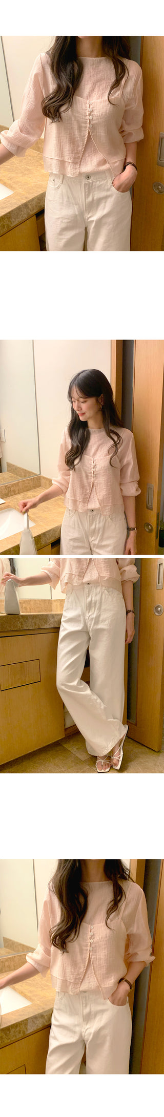 Bustier blouse