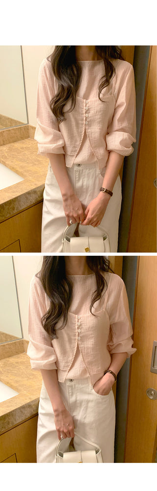 Bustier blouse