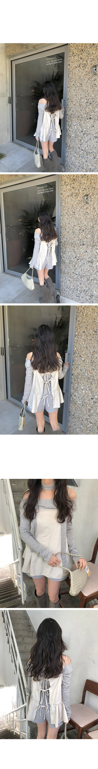 (2 colors) Bustier dress