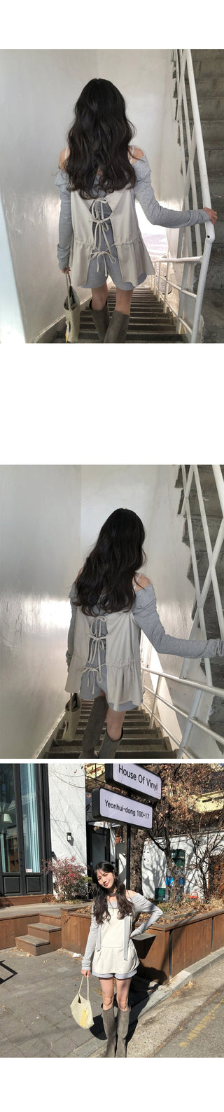 (2 colors) Bustier dress