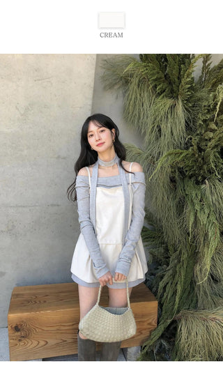 (2 colors) Bustier dress