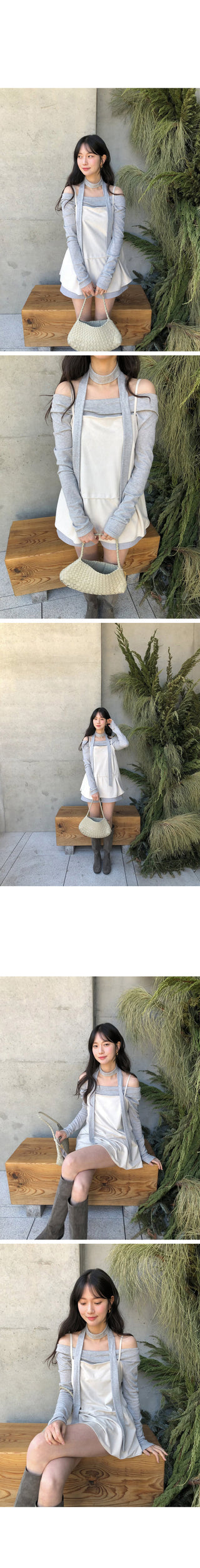 (2 colors) Bustier dress