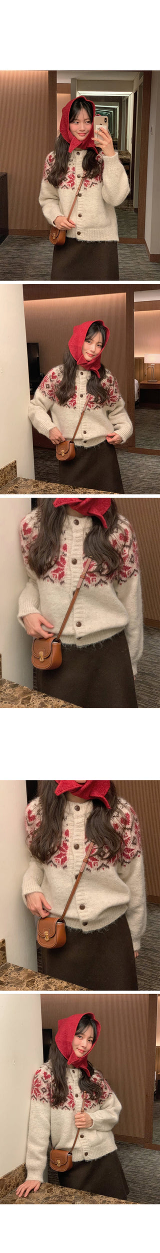 (2 colors) Wool midi skirt