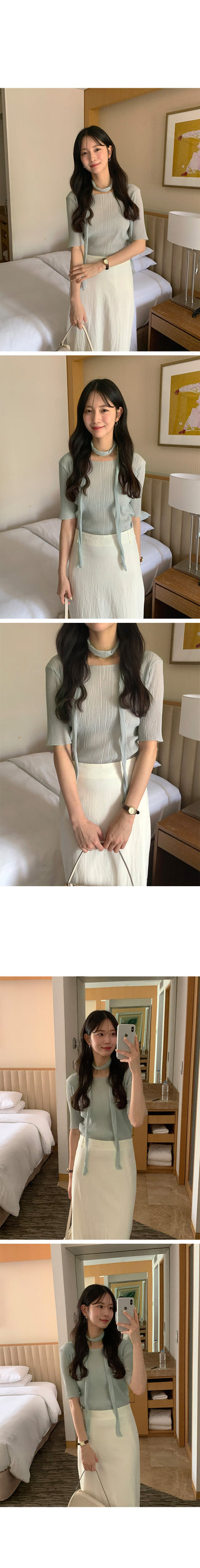 [3 colors] Summer Long Skirt