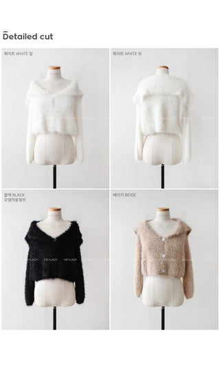 Sailor Cropped Cardigan