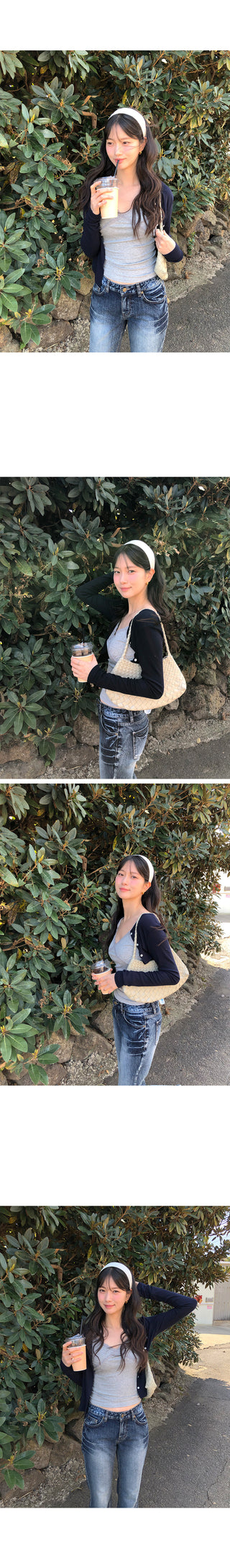 Slim-fit ribbed cardigan