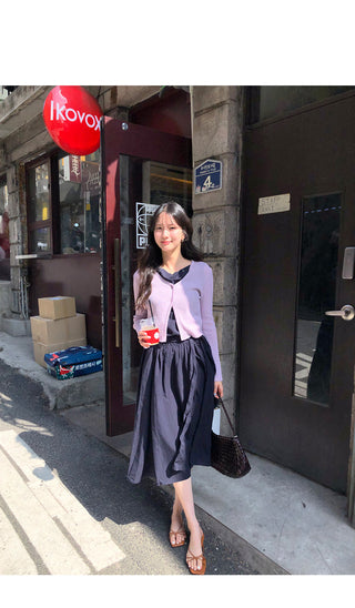 [6 colors] Knit Cardigan