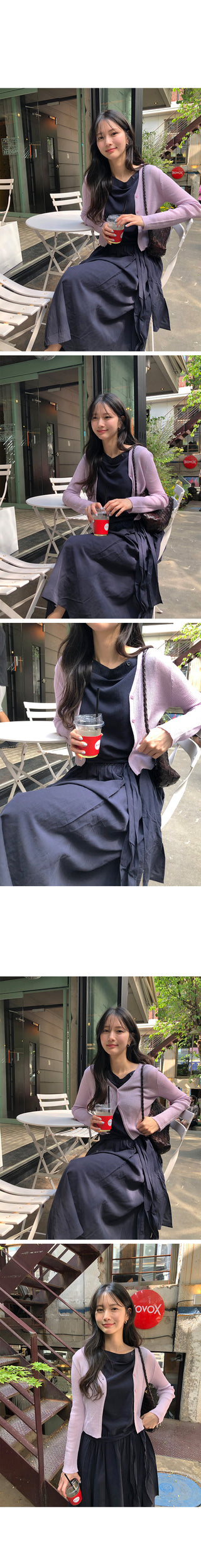 [6 colors] Knit Cardigan