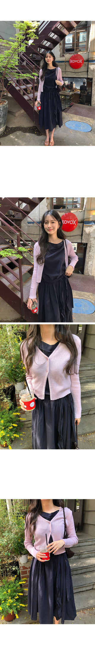 [6 colors] Knit Cardigan
