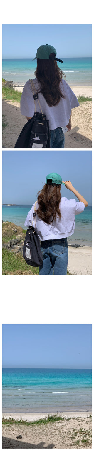 Push print short-sleeved sweatshirt in 4 colors!