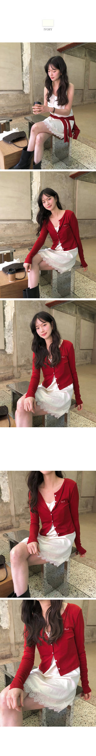 Lace satin dress