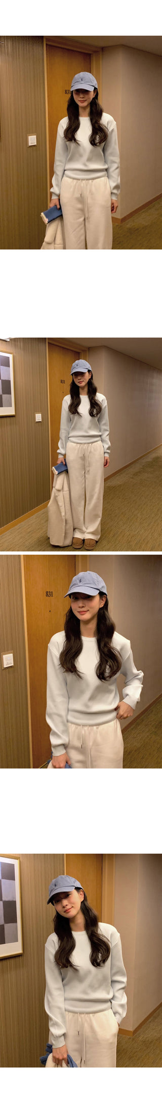(3 colors) V-neck wool cardigan