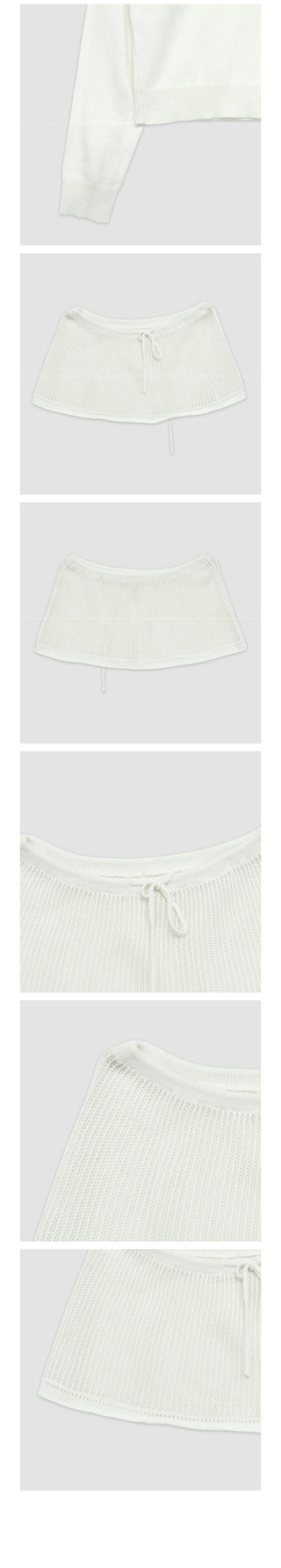 Knit skirt set