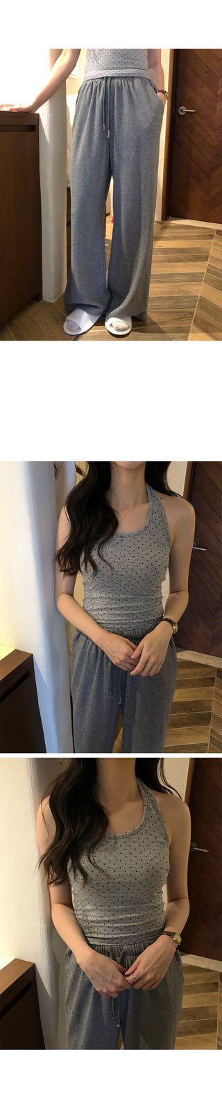 (Set) (3 colors) Dot Holder Neck Set