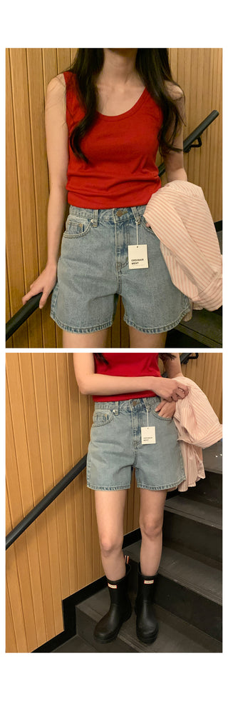 Cotton denim overalls