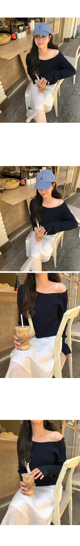 [2 colors] Flower Long Dress