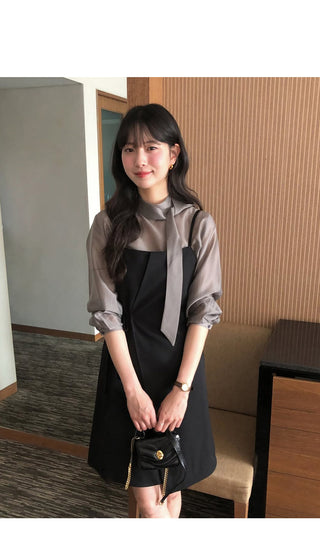 Bustier wrap dress