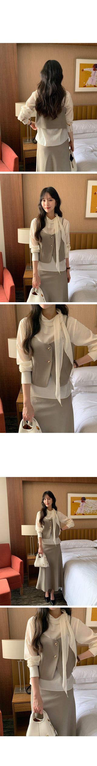 Button bustier