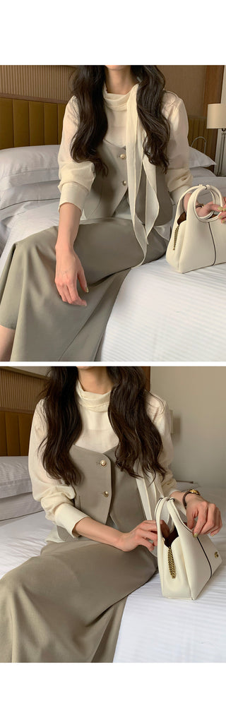 Button bustier