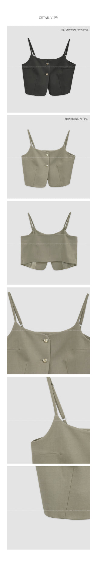 Button bustier