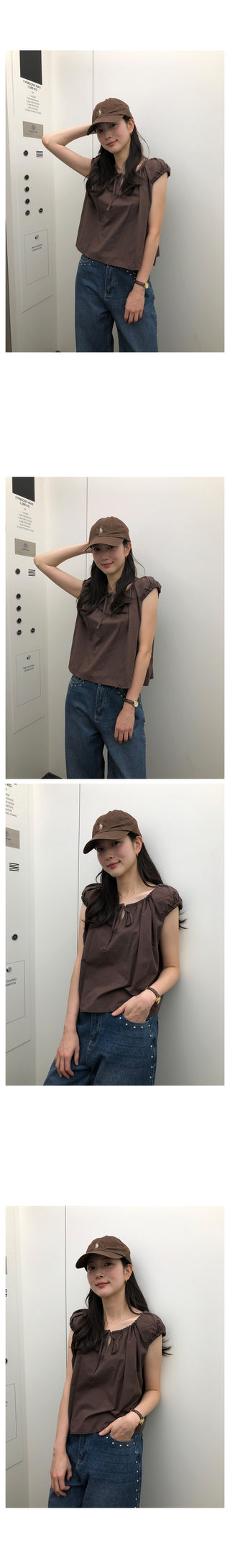 French sleeve blouse