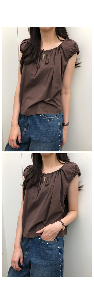 French sleeve blouse