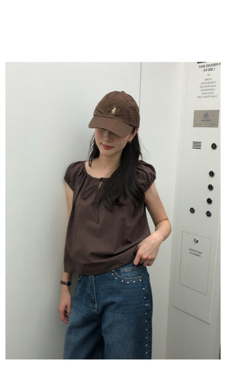 French sleeve blouse