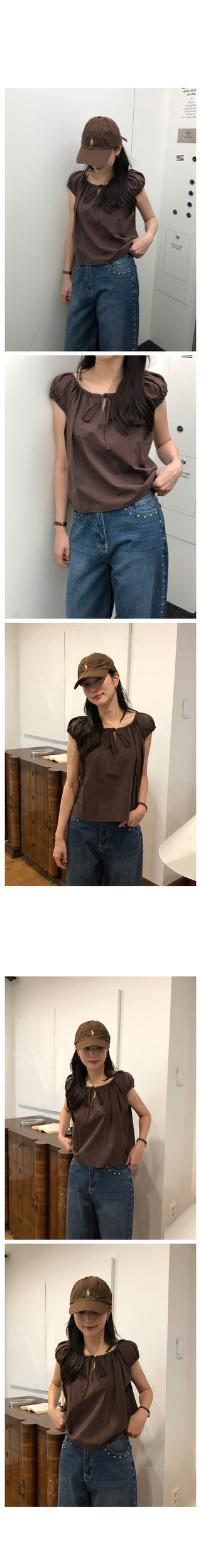 French sleeve blouse