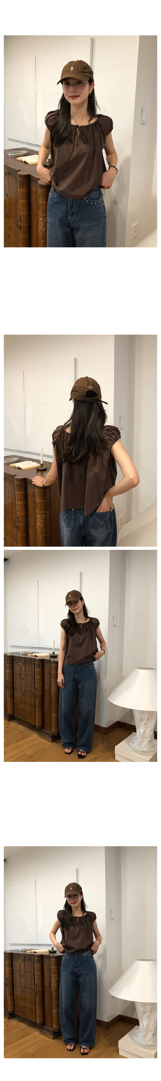 French sleeve blouse
