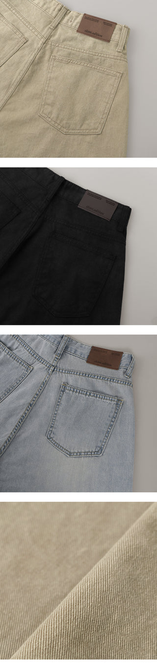 Summer wide chino pants