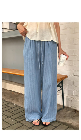 Dain Banding Stripe Border Pants, 2 colors!