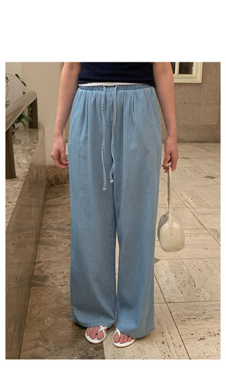 Dain Banding Stripe Border Pants, 2 colors!
