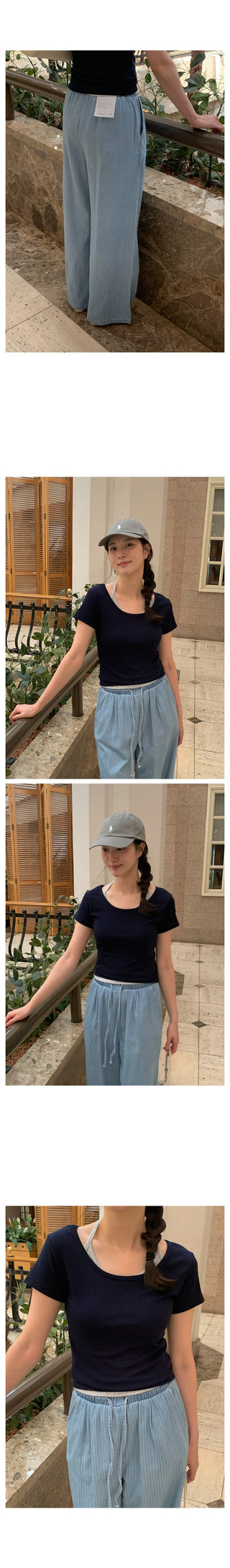 Dain Banding Stripe Border Pants, 2 colors!