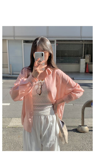 Flower Button Sleeveless