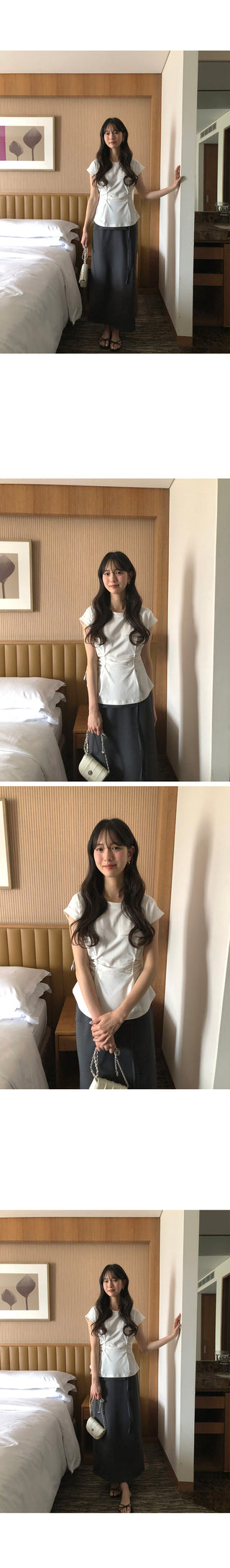 [2 colors] Maxi Long Skirt