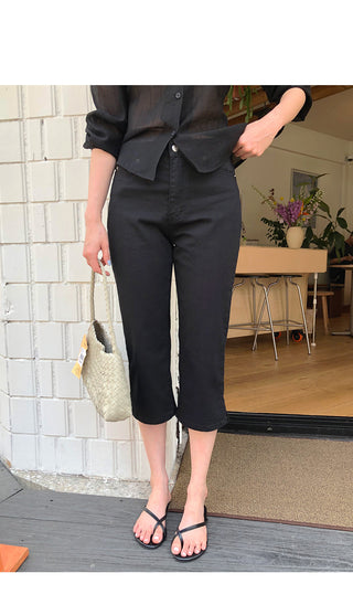 (2 colors) Capri Pants