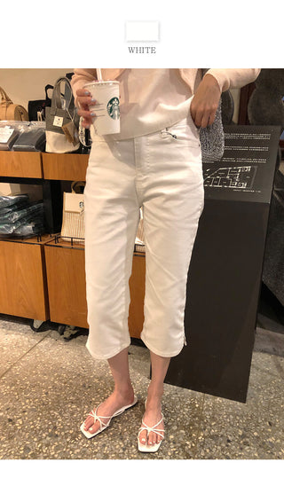 (2 colors) Capri Pants