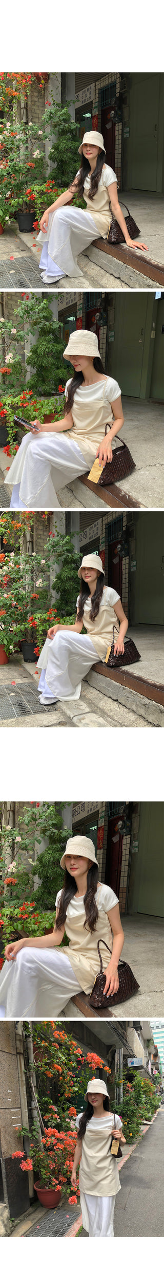 (2 colors) Layered Long Dress