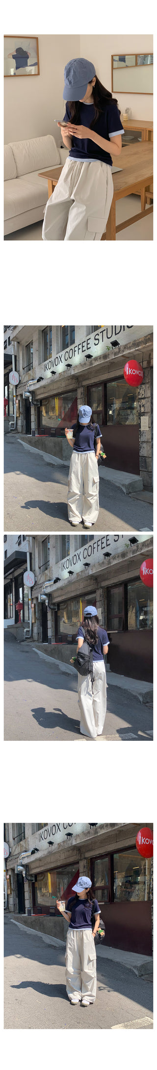 Parachute nylon cargo pants