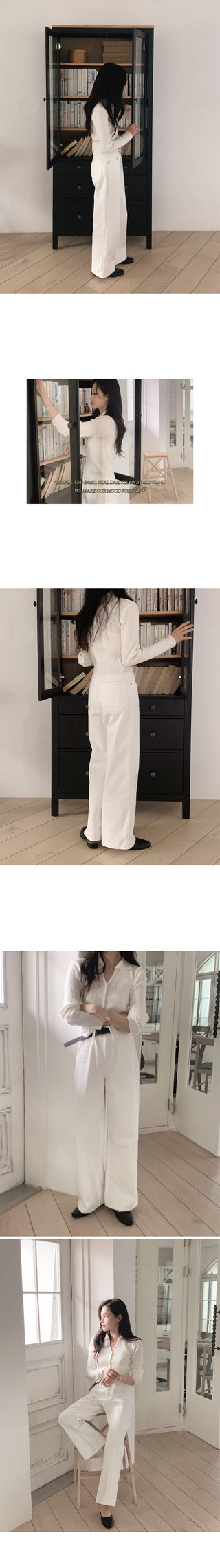 (Basic/Long/Over 10,000 sold) Wide Cotton Pants - 4 sizes