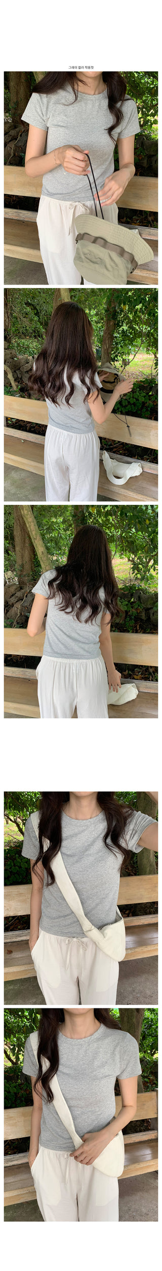 [8 colors] Modal Short-Sleeve T-Shirt