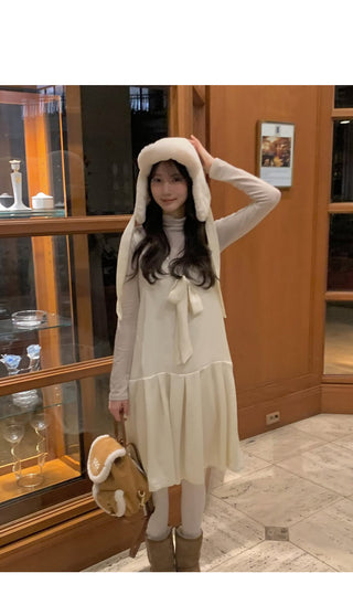 Ribbon Long Dress