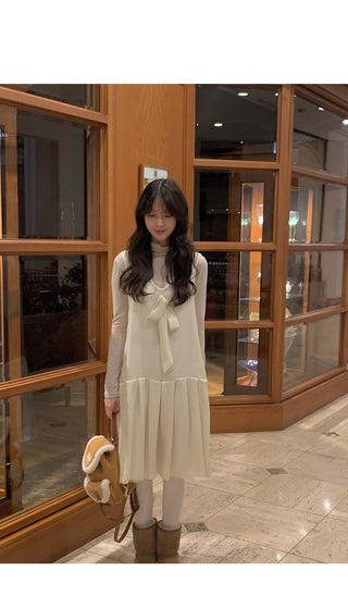 Ribbon Long Dress