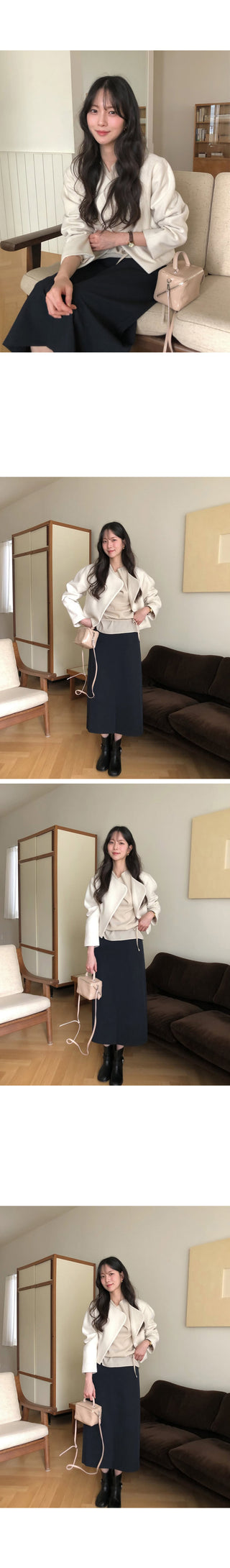 (2 colors) Drape Blouse