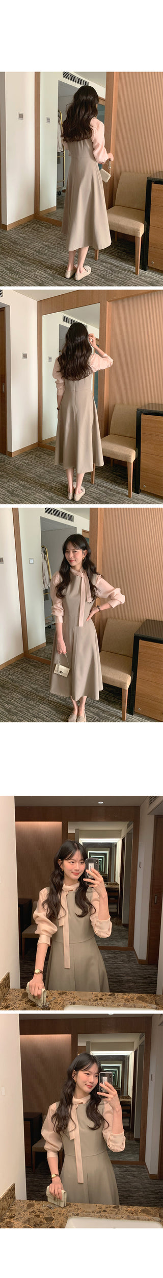 (2 colors) Round Long Dress