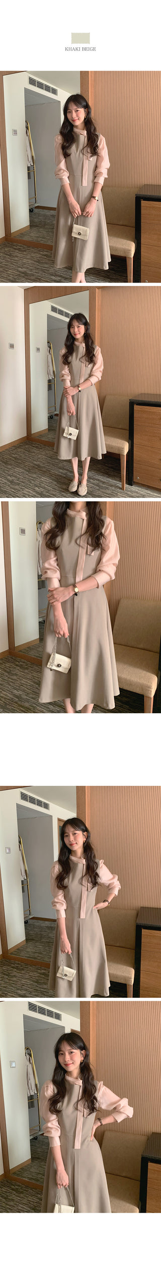 (2 colors) Round Long Dress